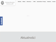 Tablet Screenshot of kawaleria-ochotnicza.pl